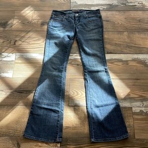Frankie B Bootcut Jeans with metal studded heart back pockets